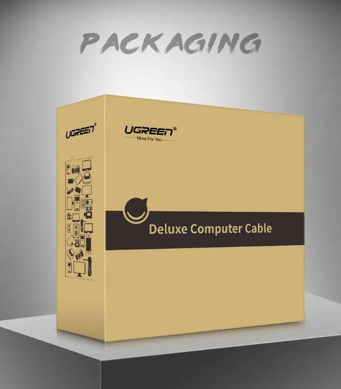 Ugreen UG30119DP107TK 1.5M Màu Đen Cáp 2 Đầu Displayport V1.2 cao cấp hỗ trợ 4K*2K 60GHz - HÀNG CHÍNH HÃNG