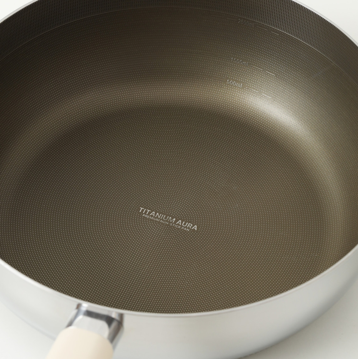 (NEW HOT) Chảo Chống Dính Sâu Lòng Titanium 28cm Aura Haatz HTA828 Có Vung Bảo Hành Chính Hãng 5 Năm