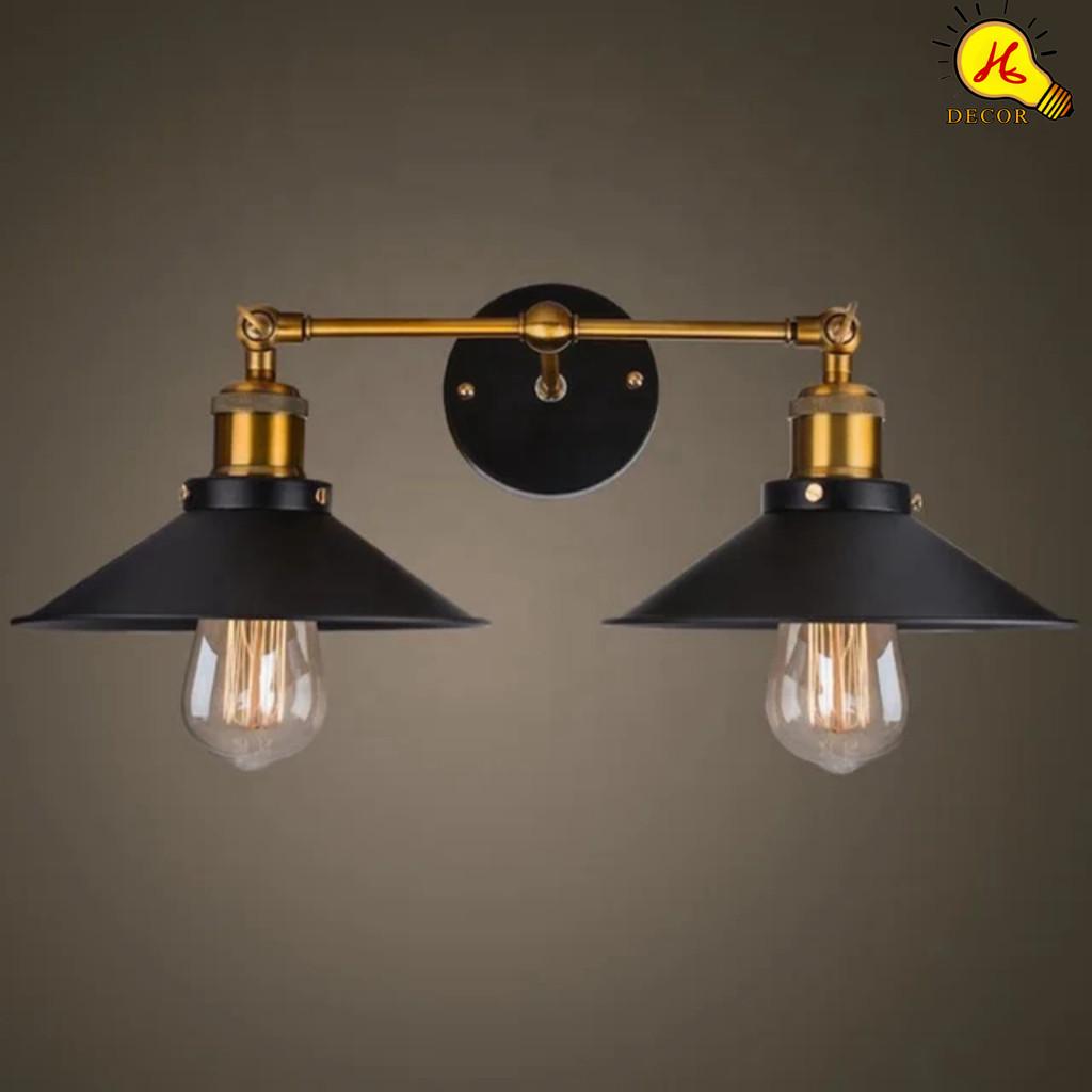 Đèn tường quán ca phê đèn tường vintage HQ màu  đèn rọi gắn tường đèn soi tranh deco trang trí phòng HQ DECOR (HÀNG NHẬP KHẨU)