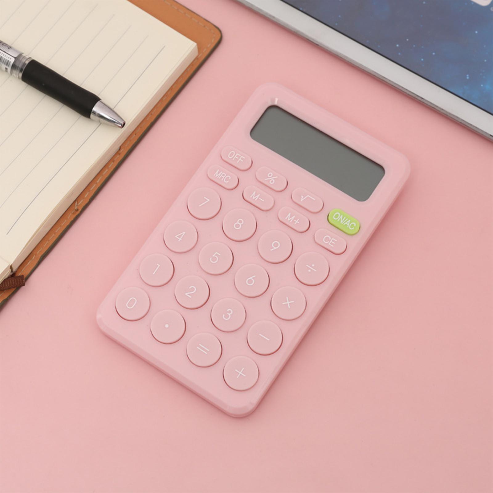 Mini Calculator Mathematics Learning Aid Pocket Calculator for Preschool Kindergarten Primary School Kids