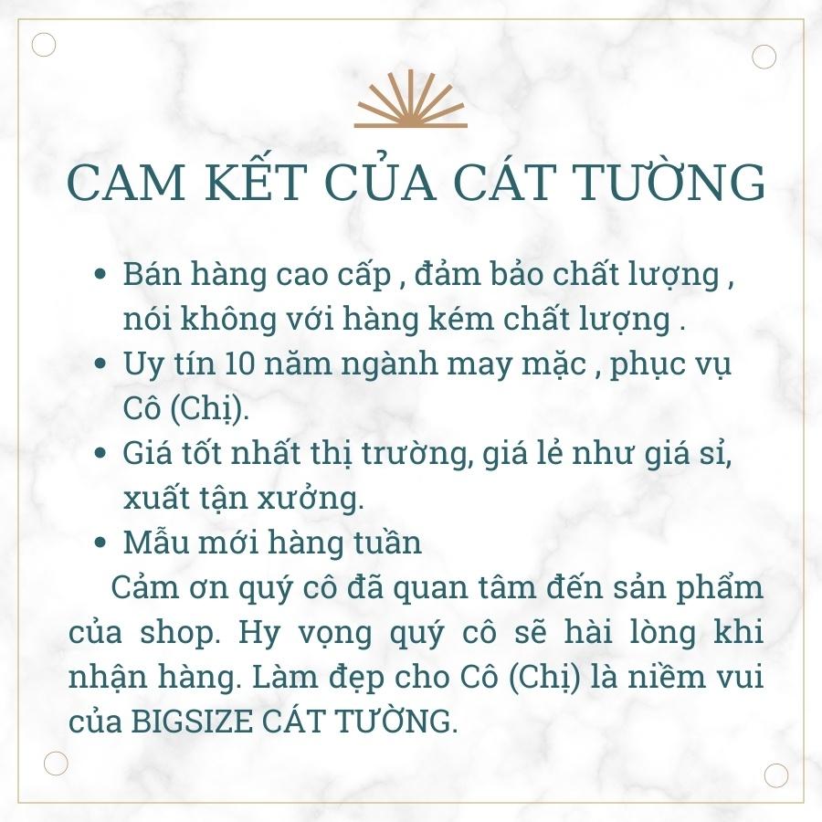 Bộ đồ trung niên cao cấp - Áo kiểu lụa kèm quần đũi ống suông sang trọng, quý phái - Thời Trang trung niên Cát Tường