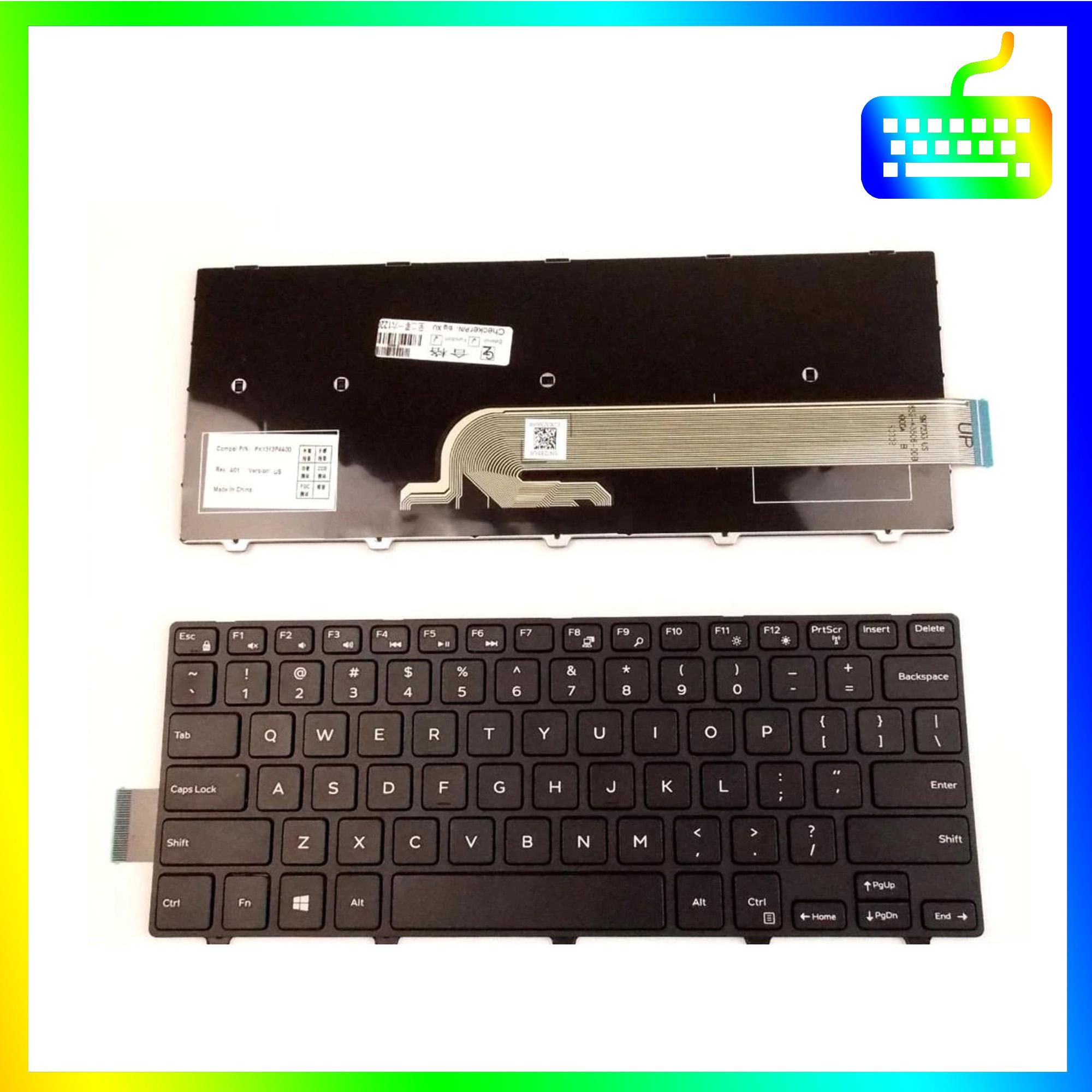 Bàn phím dành cho laptop Dell Inspiron 5458 14-5458 Không Led - Phím Zin - Hàng Chính Hãng