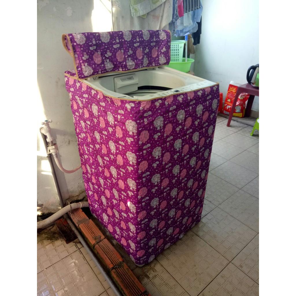 ÁO BỌC MÁY GIẶT LỒNG ĐỨNG 11-15KG BẰNG VẢI DÙ