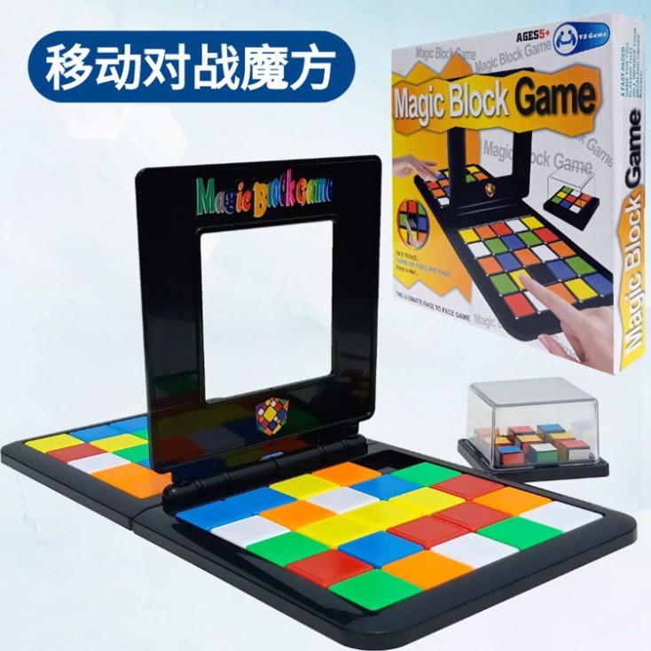 (SIÊU BIẾN THỂ) Rubik Bộ trò chơi Magic block game/ Rubik race đối kháng 2 người hot TIK TOK