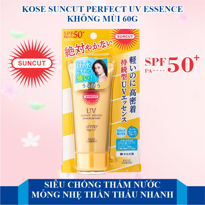 Kem Chống Nắng Kosé Suncut UV Essence Super Water Proof