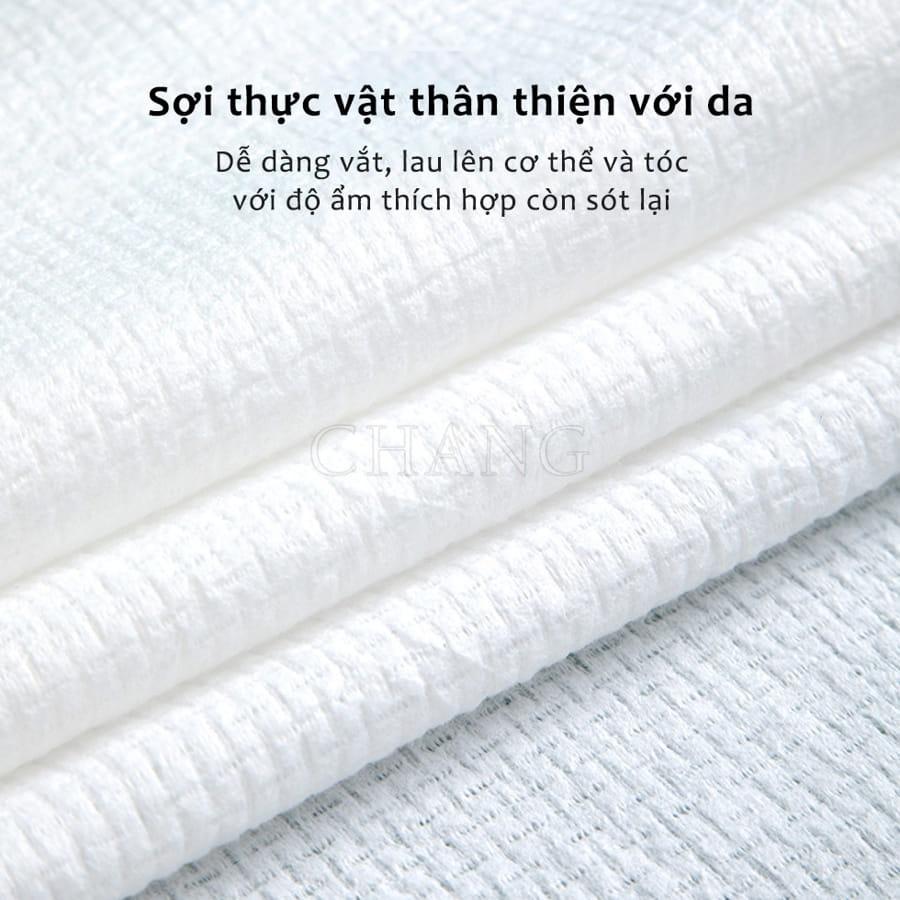 Khăn Tắm Viên Nén Du Lịch, Khăn Tắm Cotton Tiện Lợi Thấm Hút Nước Tốt, Tiết Kiệm Không Gian