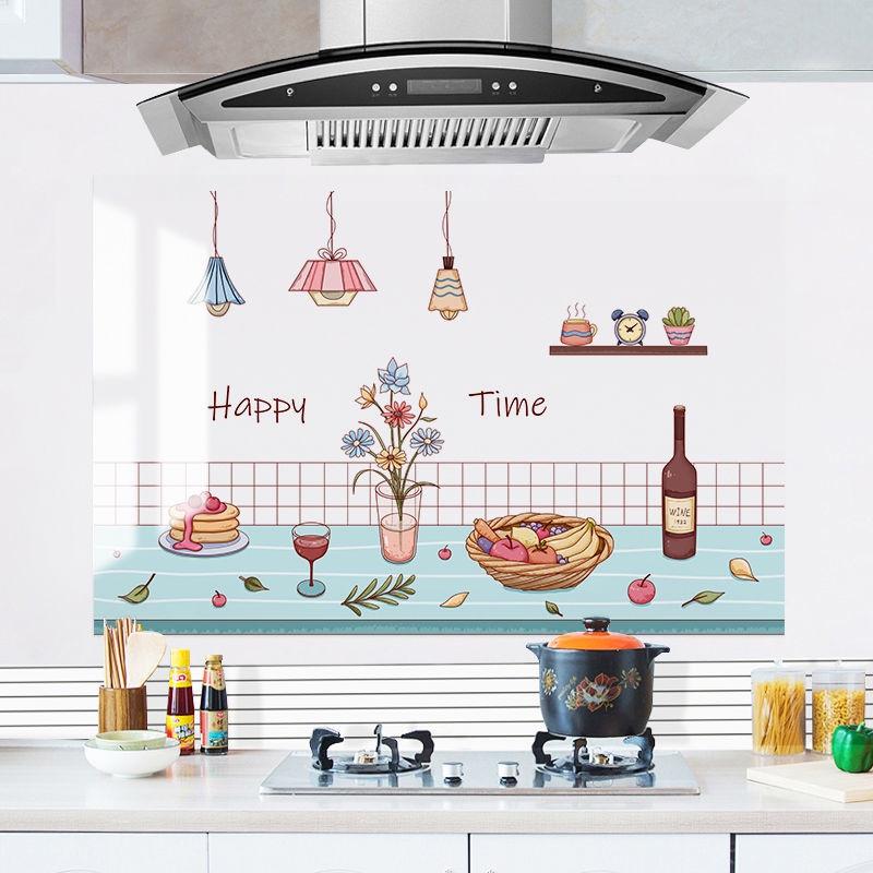 Miếng Dán Tường Trong Suốt Chống Dầu Chống Nước Chịu Nhiệt Độ Cao Cho Nhà Bếp