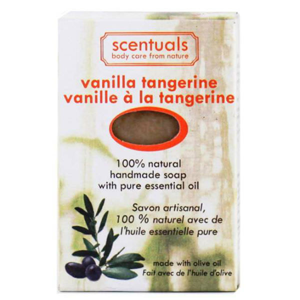 Sáp Tắm Hương Quýt Handmade Soap Vanilla Tangerine Scentuals (100g)