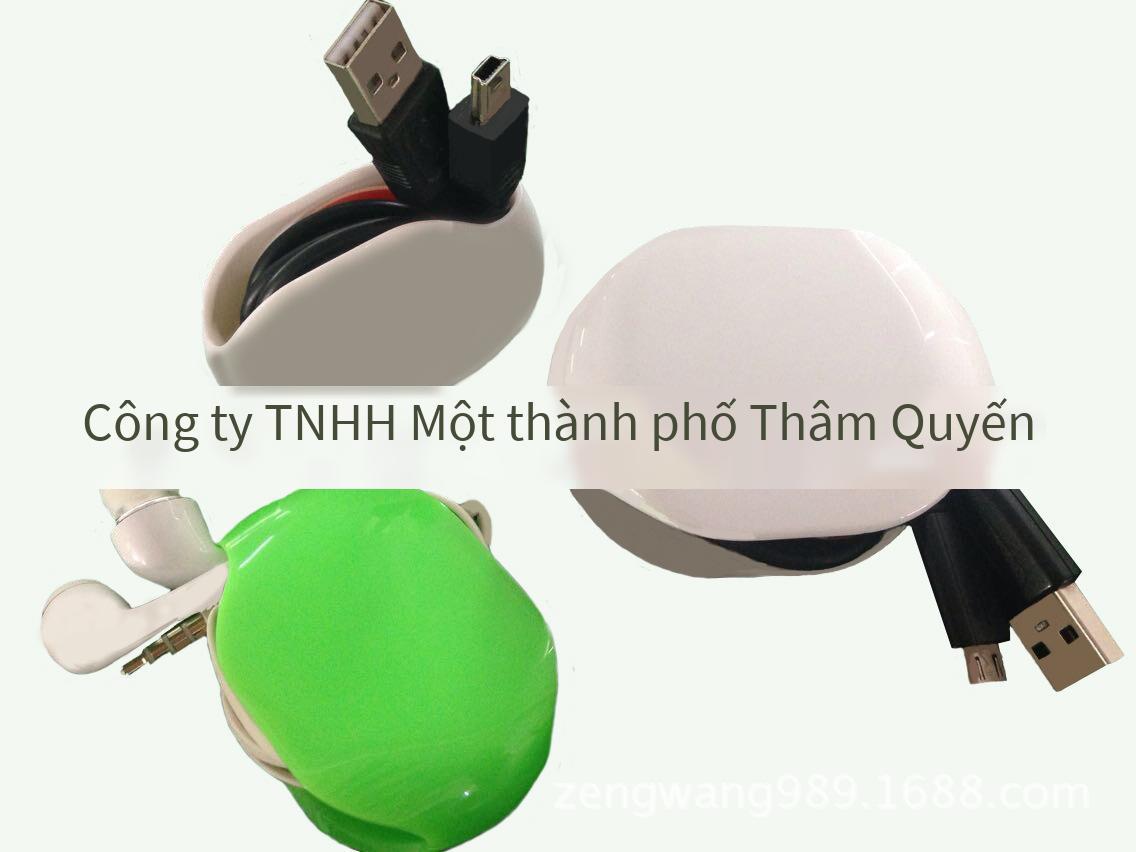 Giá thấp nhất bán nóng cáp tai nghe tự động lấy thiết bị cuốn cuộn trung tâm nhiều màu phim hoạt hình nhựa