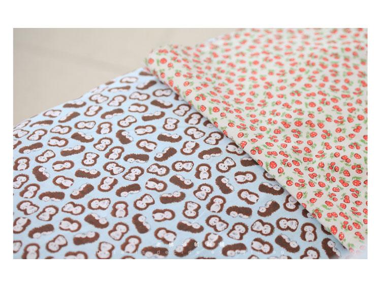 Dailylike Calico Vải Hai Dây Vải Quilting Vải Bông Vải May Quilting Vải Bông Tấm Vải 50CM Không phai màu