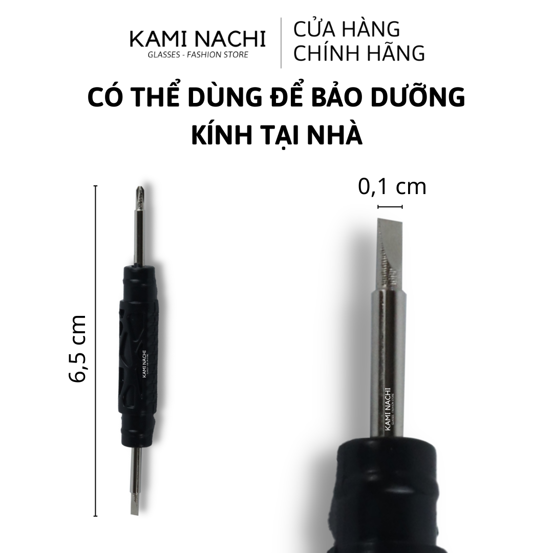 Tua vít sửa mắt kính, đồng hồ đa chức năng có sẵn ốc đi kèm KAMI NACHI