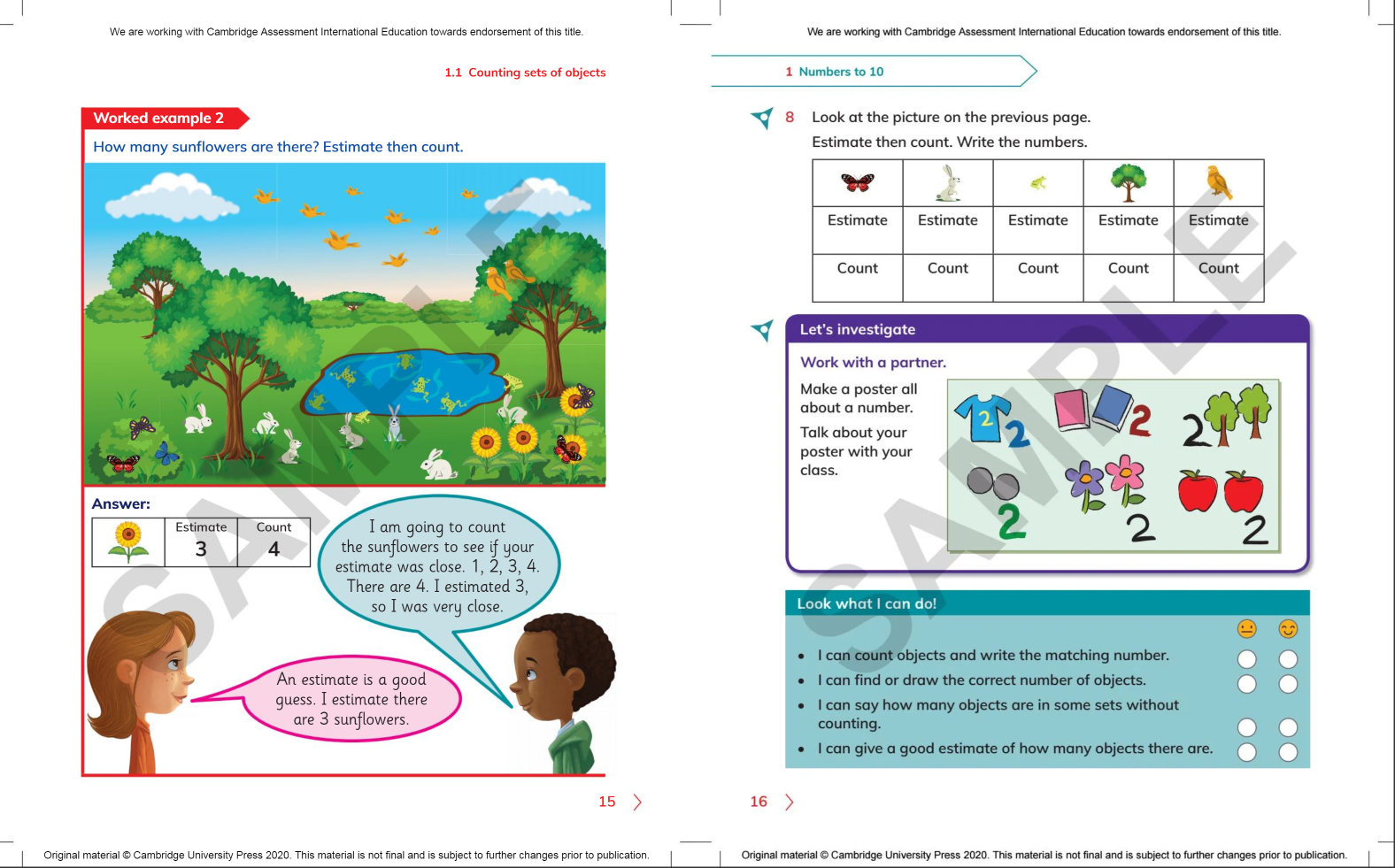 Cambridge Primary Mathematics Learner's Book 1 With Digital Access (1 Year) 2nd Edition