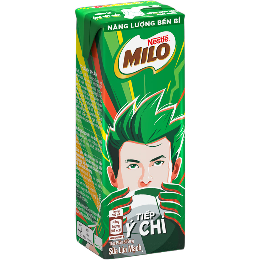 Thùng 48 Hộp Sữa Nestlé MILO Nước (180ml / Hộp)