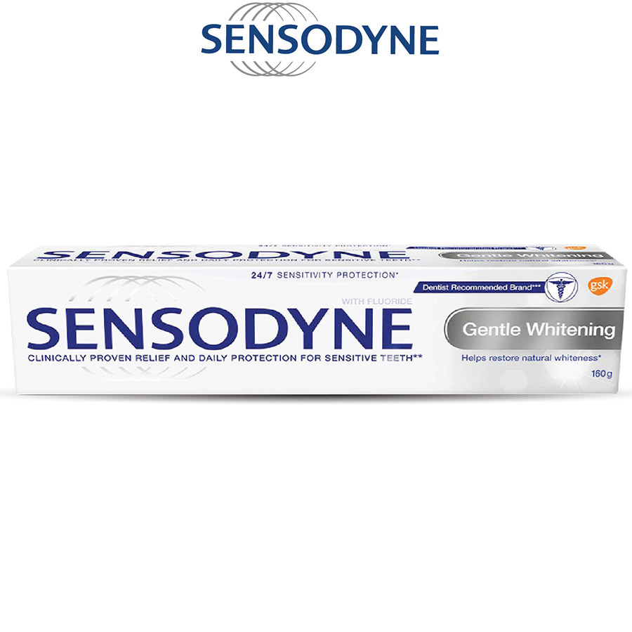 Kem Đánh Răng Sensodyne Gentle Whitening Làm Sáng Răng 160g