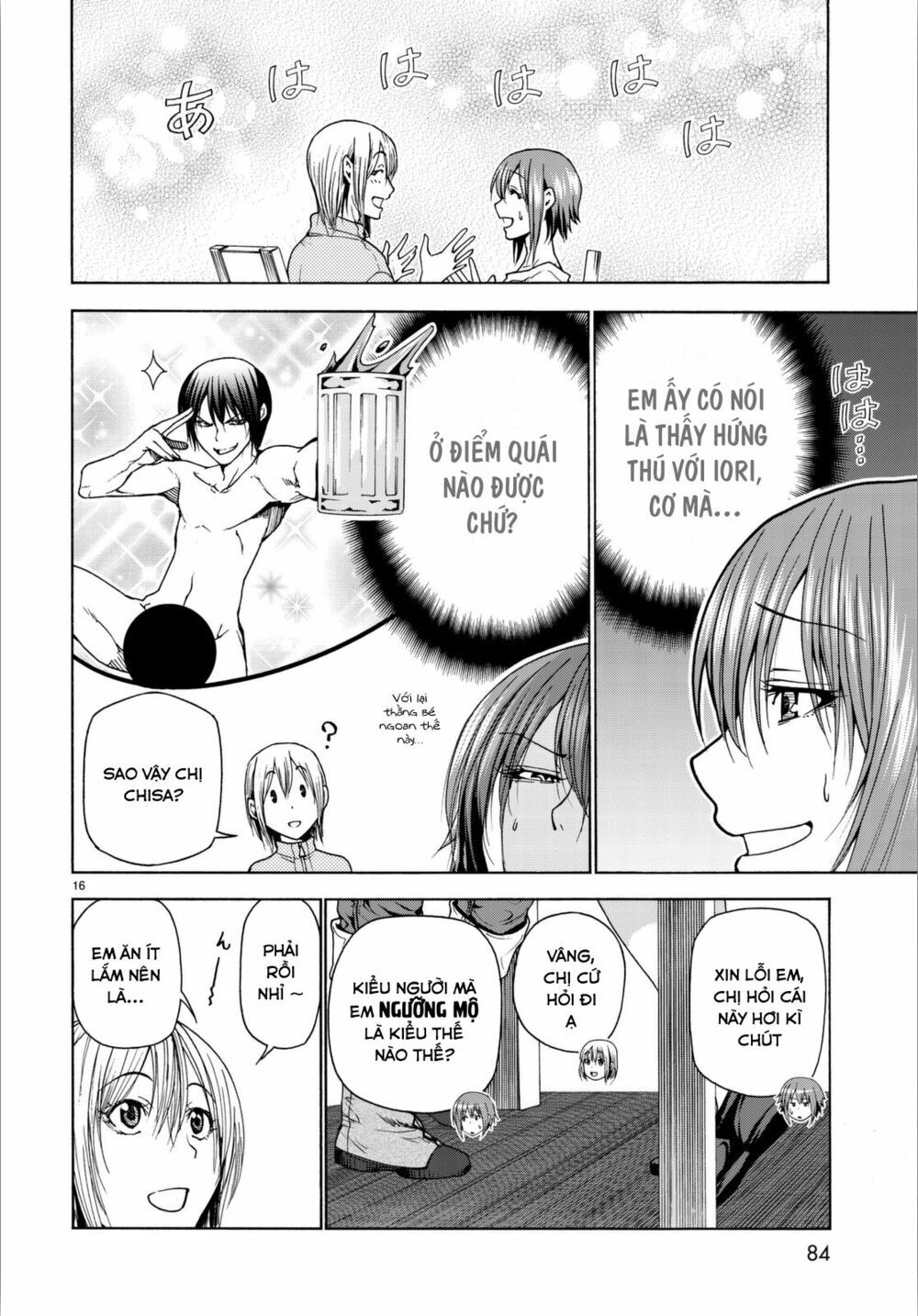 cô gái thích lặn - grand blue chapter 36 16