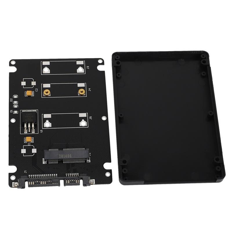 Card Chuyển Đổi Mini Pcie mSATA SSD Sang 2.5 inch SATA3 Dày 7Mm Đen