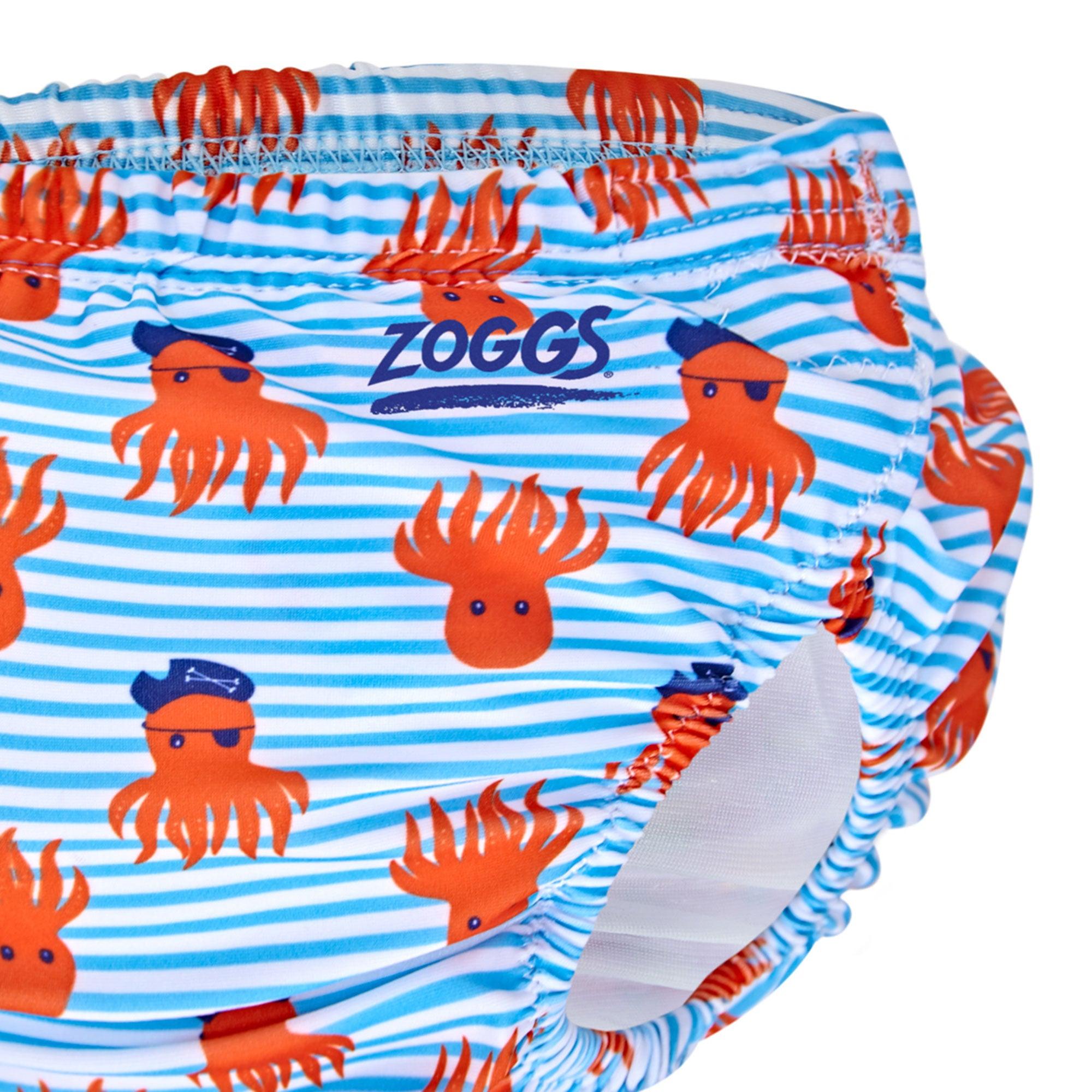 Quần bơi trẻ em Zoggs Octo Pirate Adj Swim Nappy Blue Os - 465479