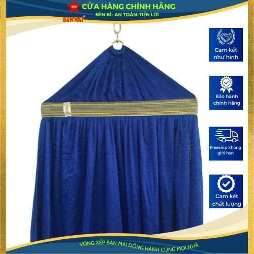 Võng lưới số 9.2, căng kim dày BAN MAI, khổ rộng, cán thép 50