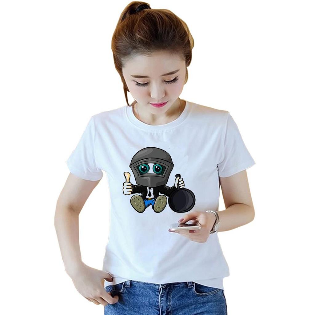 Áo thun nữ đẹp form rộng Hàn Quốc pubg vải dày mịn