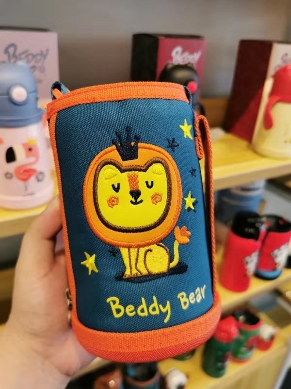 Bình giữ nhiệt BeddyBear 600ML - Hoạ tiết sư tử