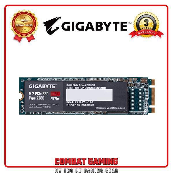 Ổ Cứng SSD Gigabyte 512GB M.2 2280 NVMe PCIe Gen 3x4 - Hàng chính hãng