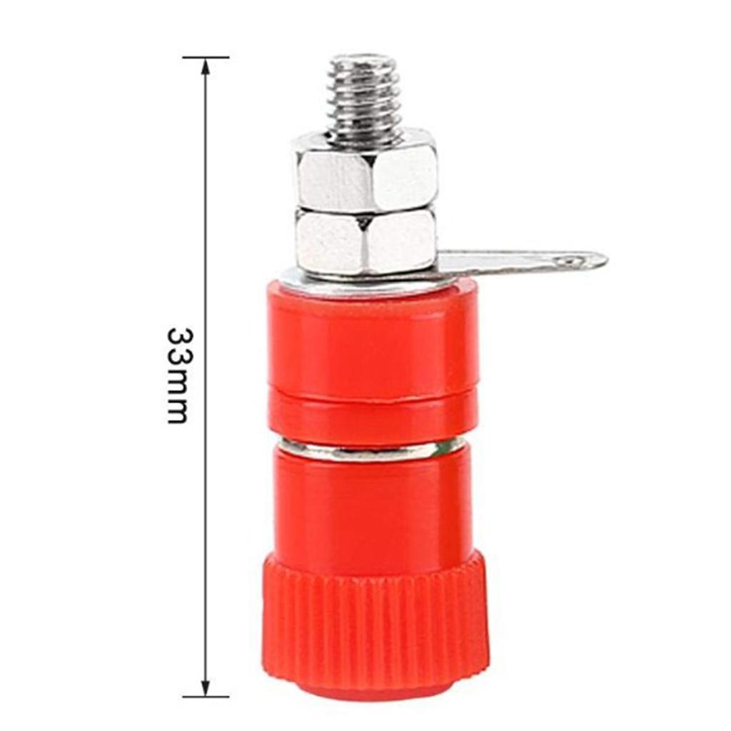 4mm Banana Ổ Cắm Mạ Niken Gắn Kết Nut Nut Jack Kết Nối