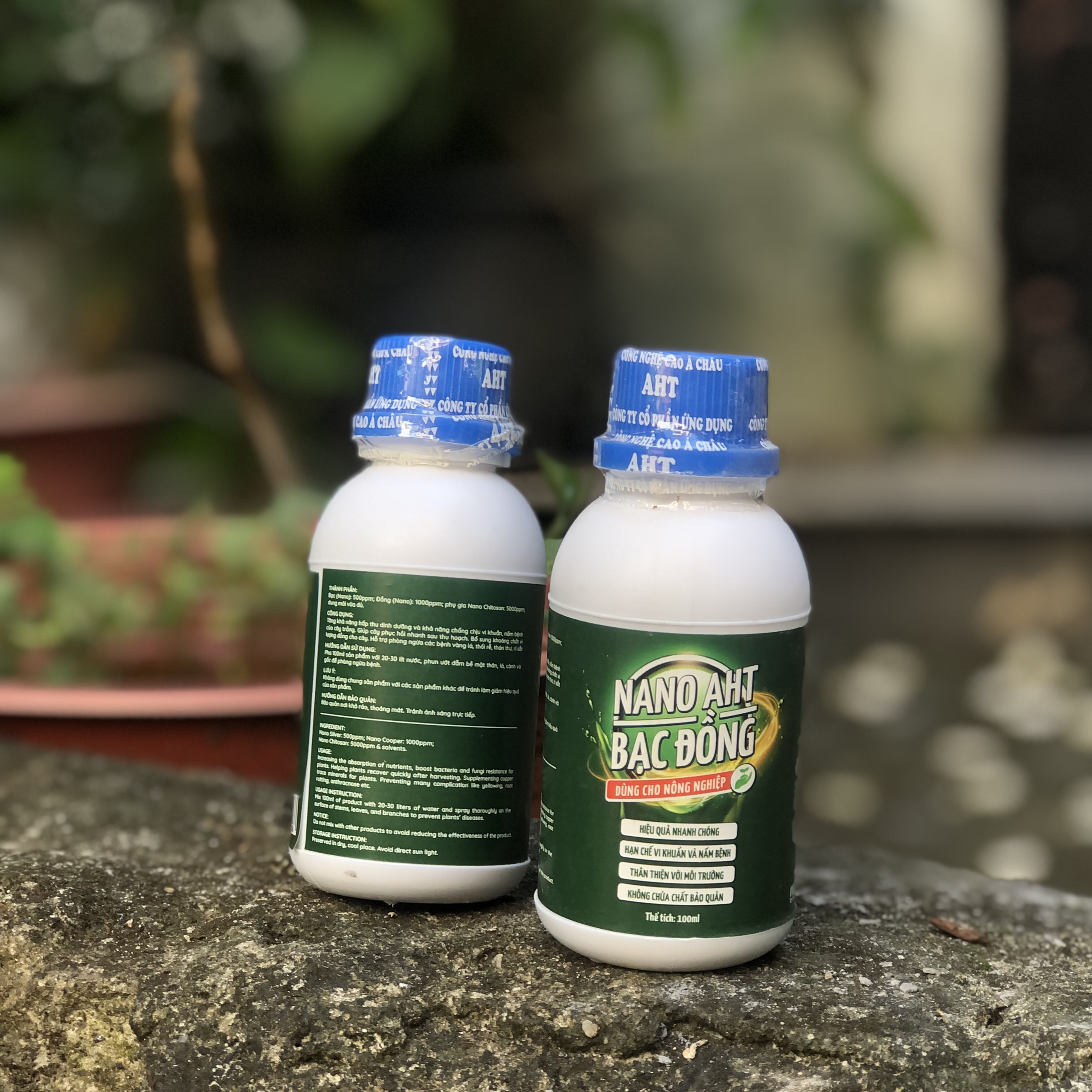 Phân bón vi lượng Nano bạc đồng AHT 100 ml
