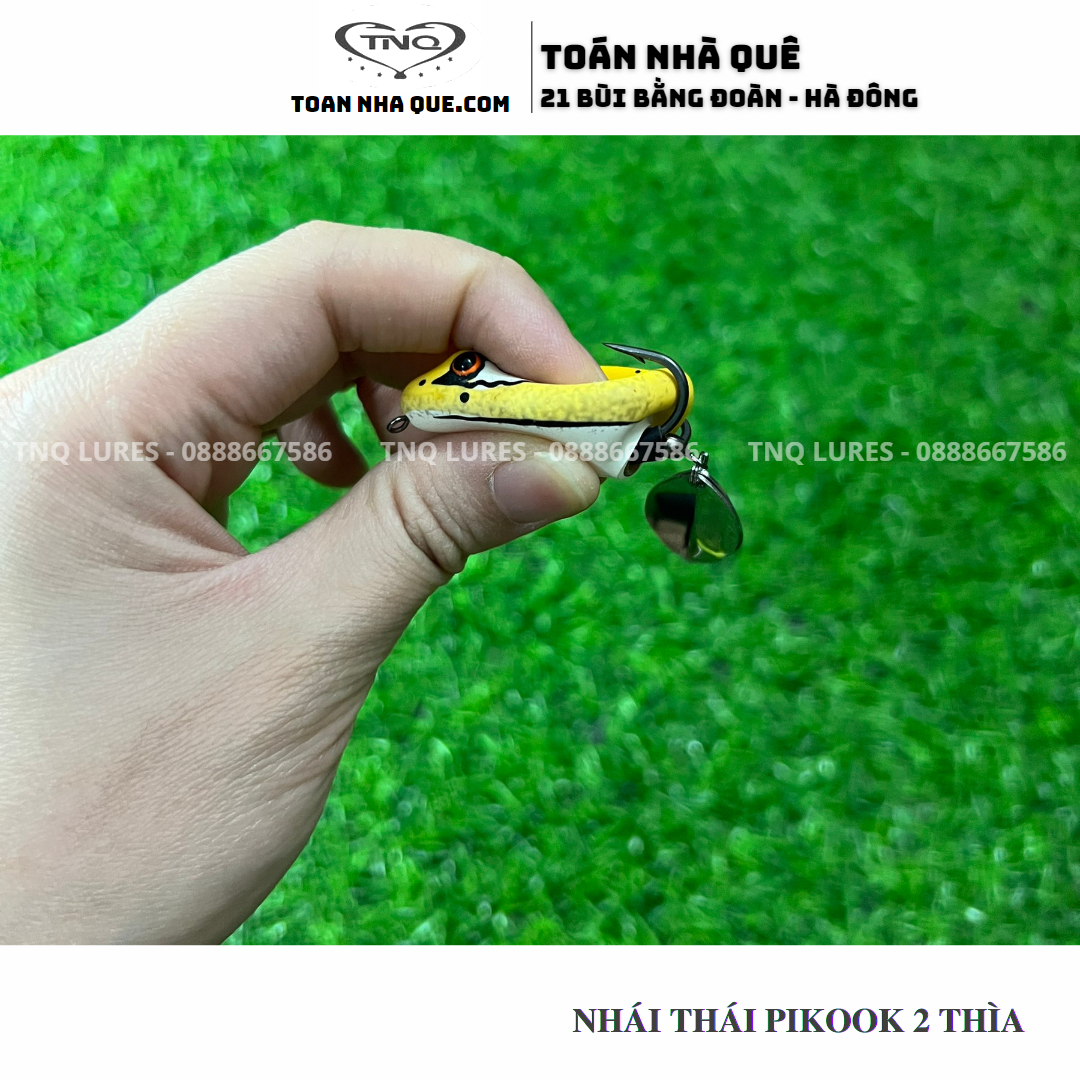 Nhái hơi sóc chuột Pikook Thái Lan - nổi 10.5G câu lóc TNQ LURES - Toán nhà quê giao màu ngẫu nhiên
