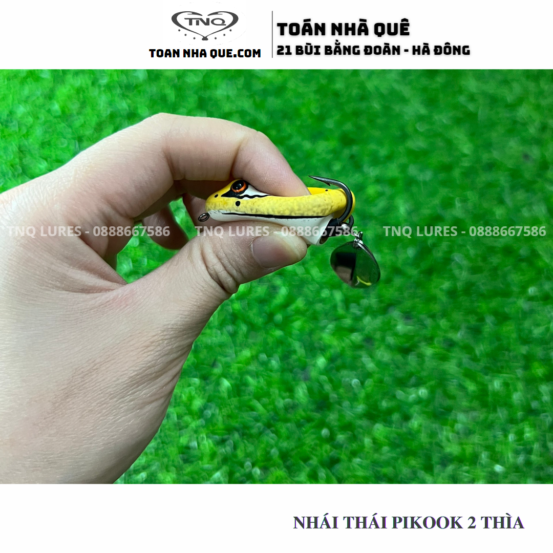 Nhái hơi sóc chuột Pikook Thái Lan - nổi 10.5G câu lóc TNQ LURES - Toán nhà quê  giao màu ngẫu nhiên