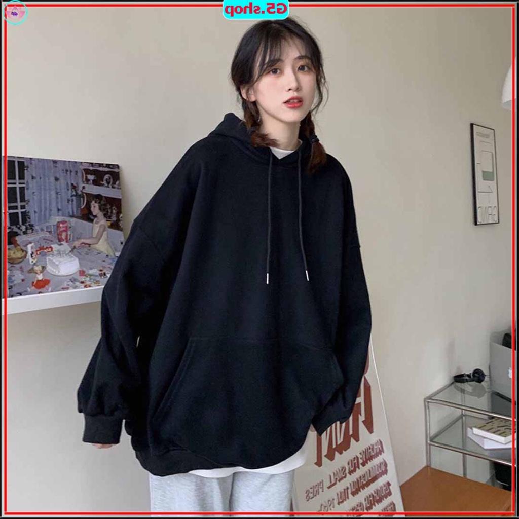 Áo khoác nỉ Hoodie có nón nam nữ phong cách siêu đẹp vải dày from rộng túi trước tay phòng bo đẹp