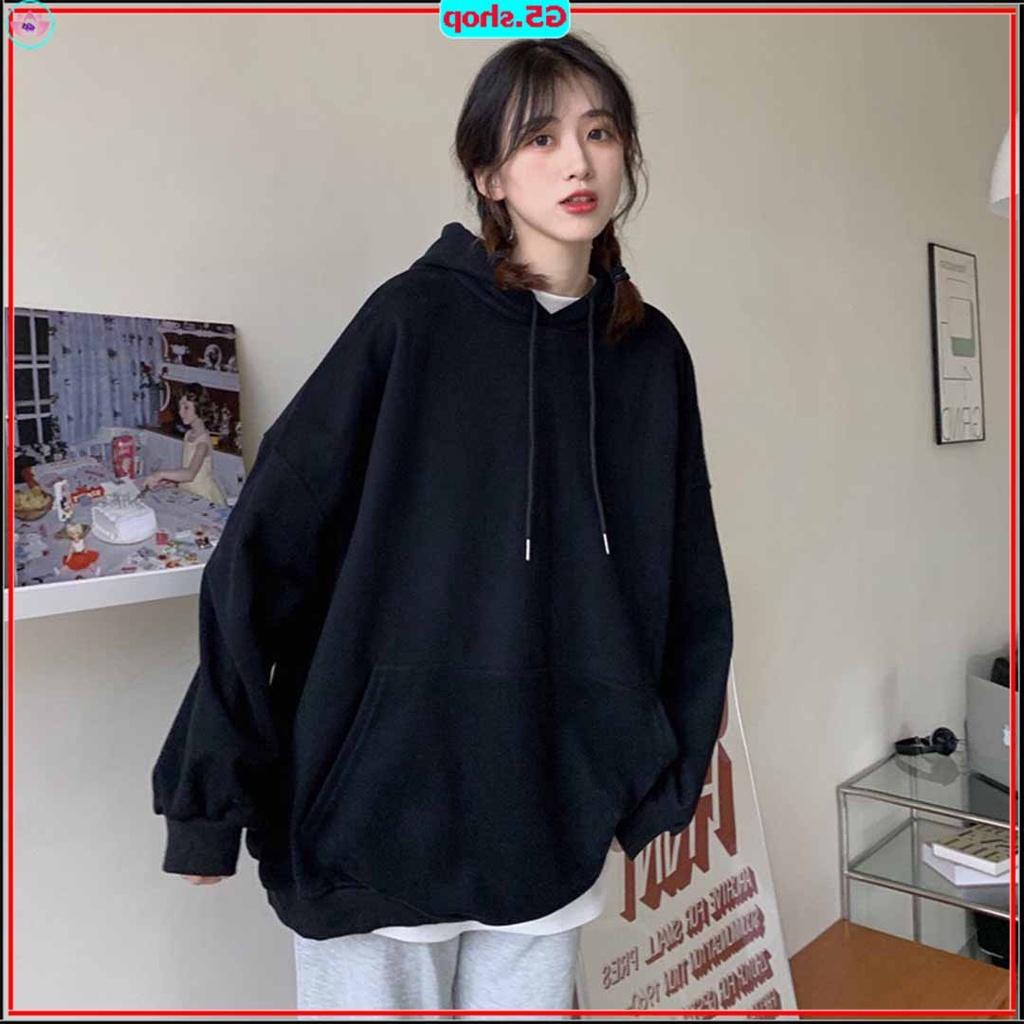 Hình ảnh Áo khoác nỉ Hoodie có nón nam nữ phong cách siêu đẹp vải dày from rộng túi trước tay phòng bo đẹp