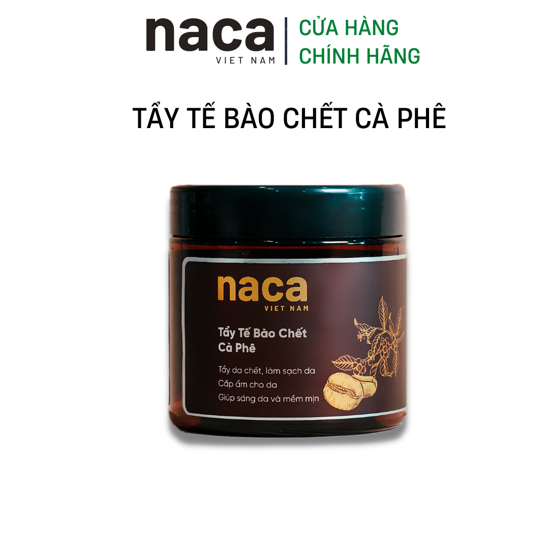 Tẩy Tế Bào Chết Cà Phê Naca Hạt Tẩy Tế Bào Chết Siêu Mịn, Dưỡng Da Mềm Mượt 200g