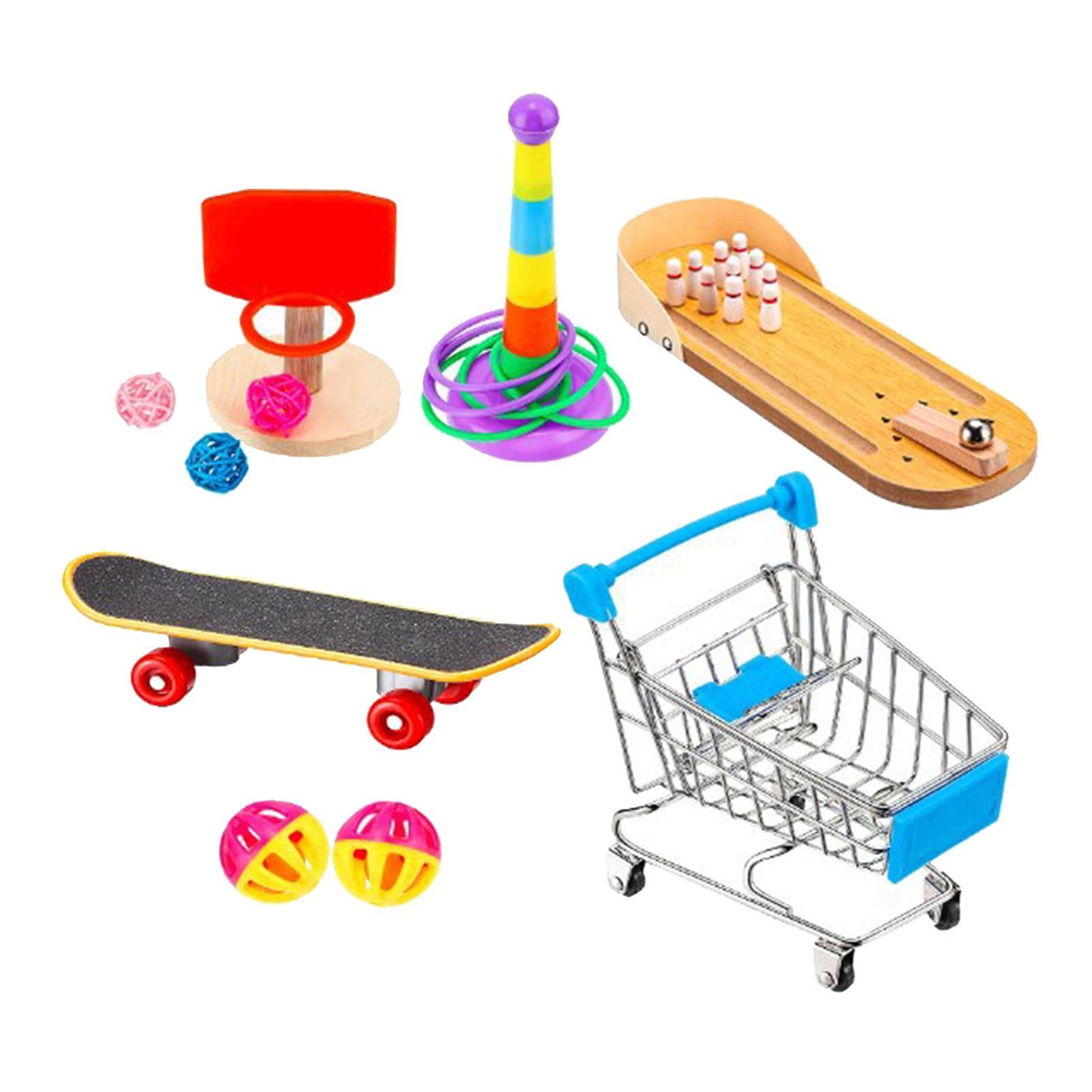 Parrot Training Toys Interactive Cage Toys for Pet Bird Cockatiel Supplies