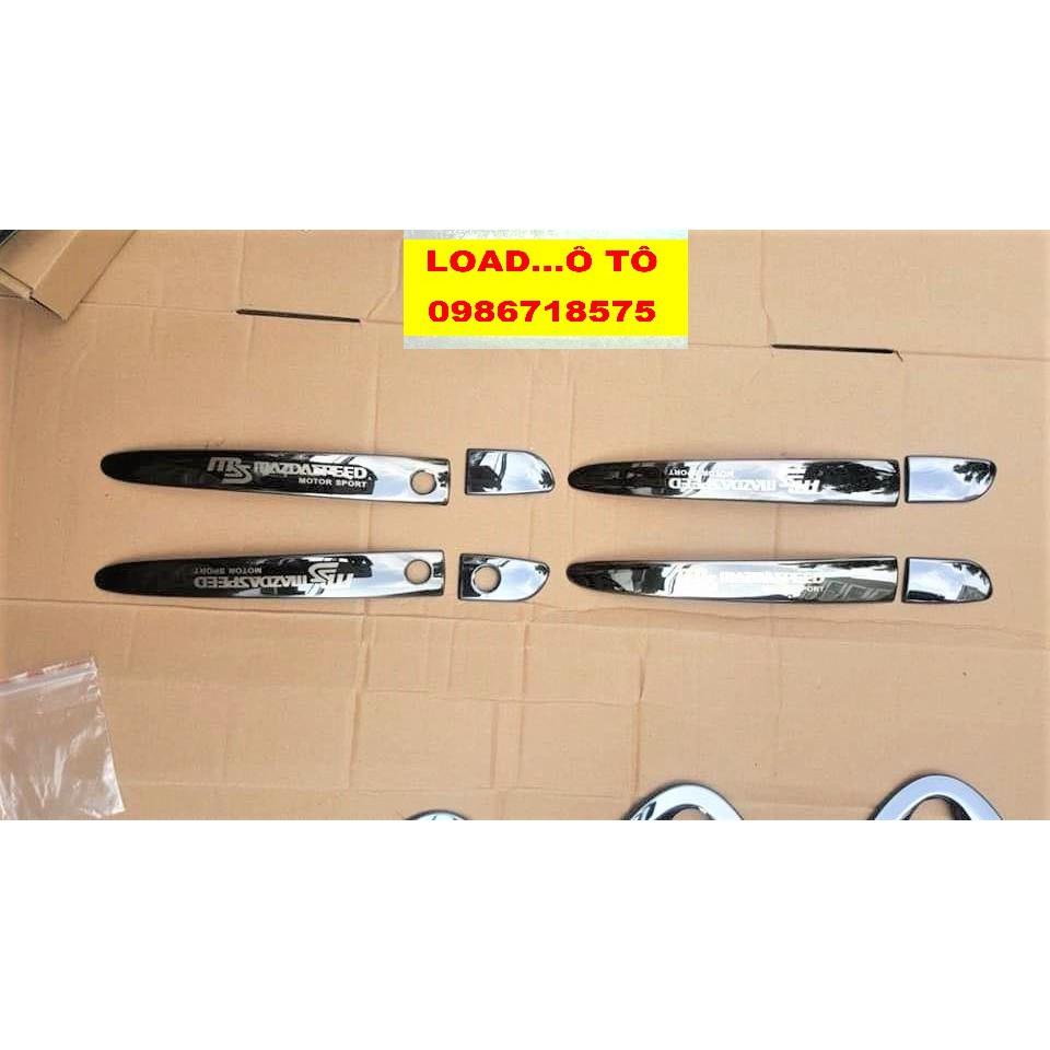 Ốp Tay Nắm, Hõm Cửa Xe Mazda CX5, CX8, Mazda 2,3,6 Vân Titan Cao Cấp Nhất Thị Trường