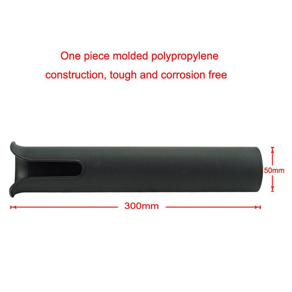 For Kayak Boat Fishing Pole Rod Holder Rack Self Adhesive Truck Wall Black