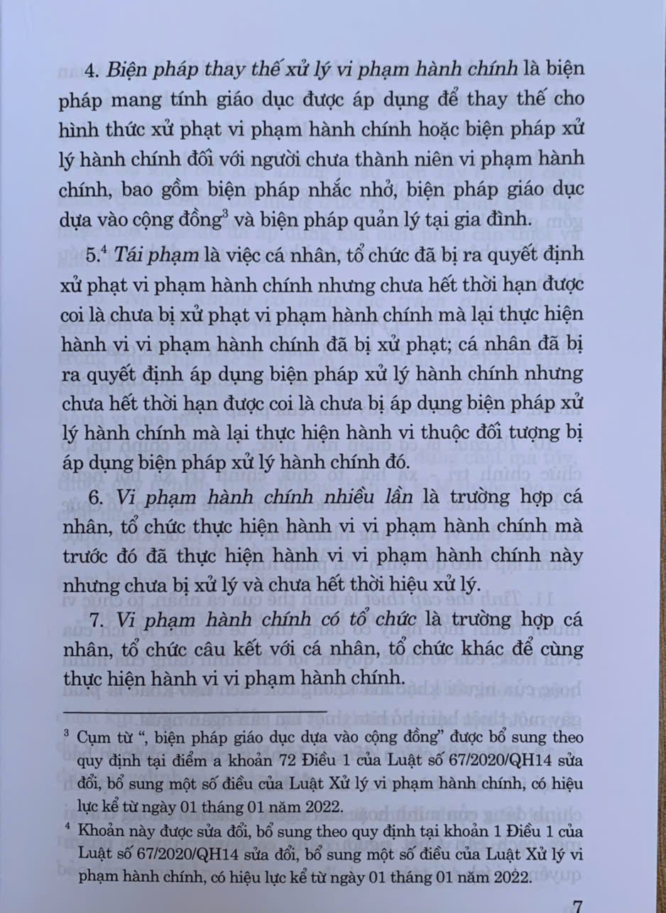 Luật xử lý vi phạm Hành chính (Sửa đổi, bổ sung năm 2025)