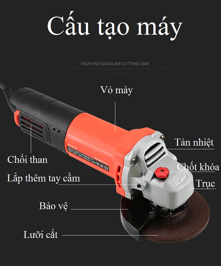 Máy cắt cầm tay 860W 1733 - Hàng nhập khẩu (Giao mẫu ngẫu nhiên)