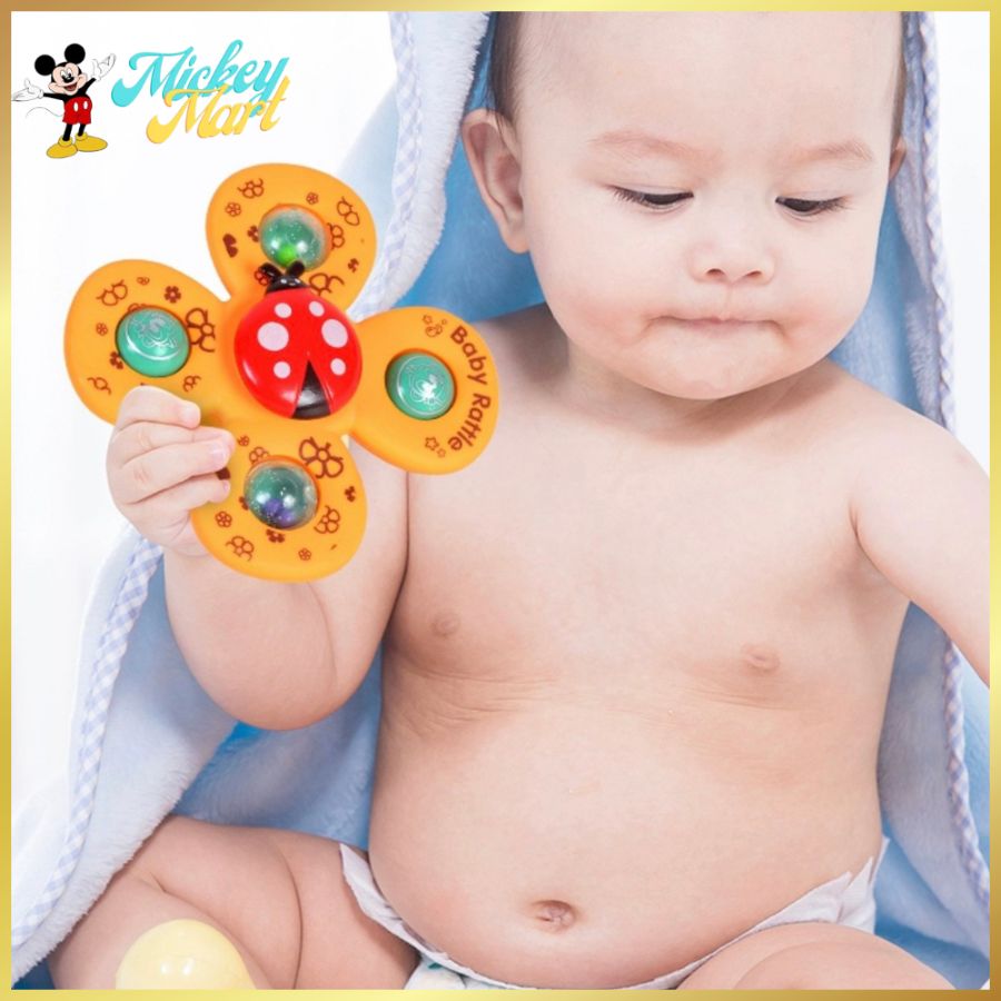 MẪU MỚI Đồ Chơi 3 Con Quay Spinner Xoay 360 độ Hình Côn Trùng Ngộ Nghĩnh Dễ Thương Phát Ra Âm Thanh Vui Nhộn cho Bé