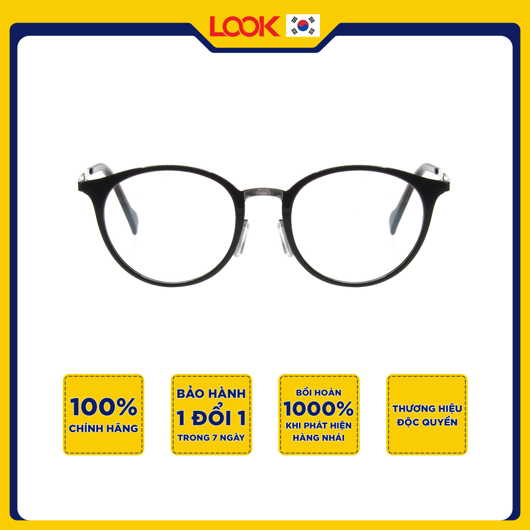 Gọng Kính Cận Nam Nữ LOOK LK835274UF Nhựa TR90 Kiểu Oval Nguyên Khung - Hàng Chính Hãng