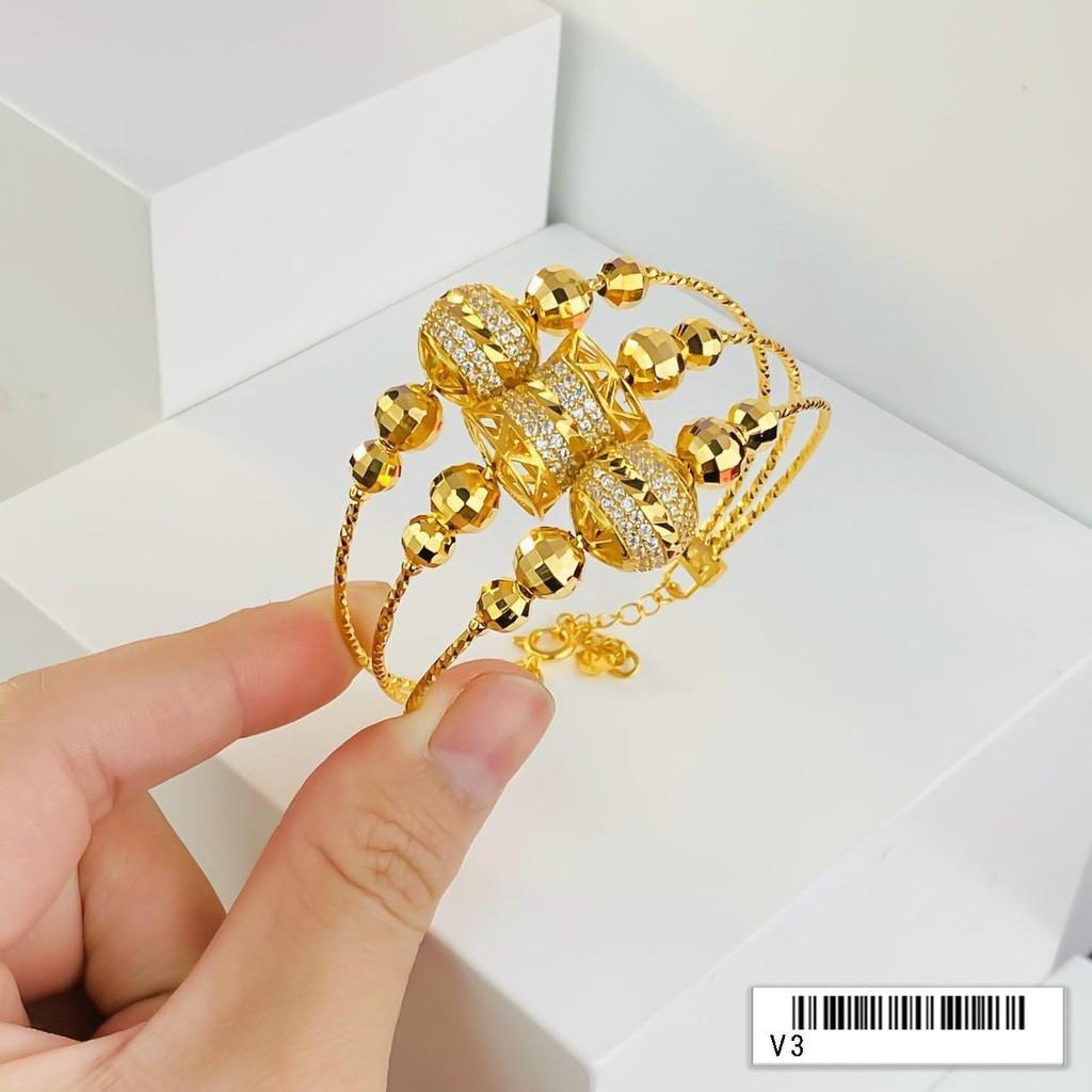Lắc Tay Nữ Hạt Đính Đá Trẻ Trung Lên Tay Siêu Xinh