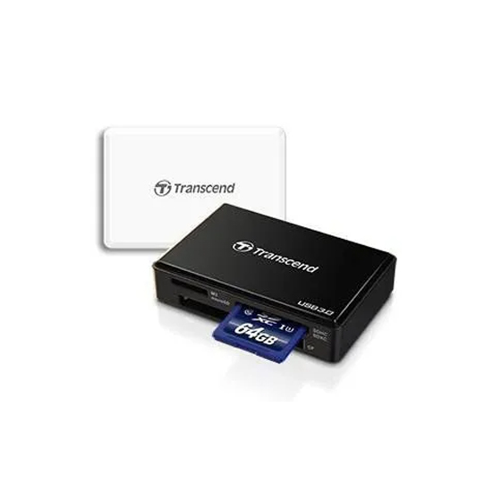 Đầu đọc thẻ nhớ Transcend All-in-1 USB 3.0/ 3.1 (F8K2) - Hàng Chính Hãng