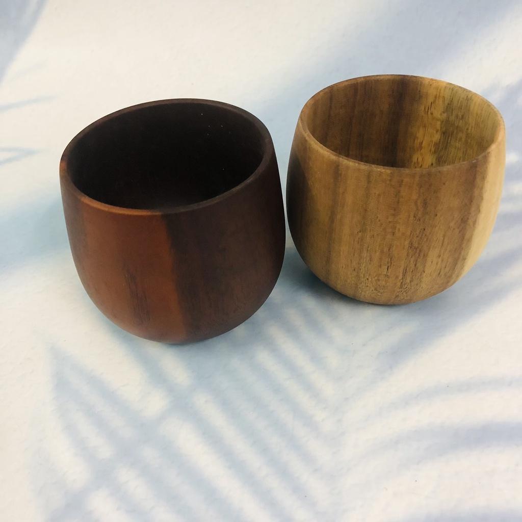 Cốc Gỗ Keo, Đĩa, Thìa, Cốc Uống Trà, Cà Phê, Phong Cách Vintage Cổ Điển, Chụp Ảnh Decor Của Craft Closet