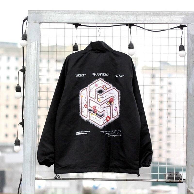 Áo Khoác Dù THIFU FASHION 2 Lớp In Logo Cầu Vồng Chống Nắng Tránh Mưa Cho Nam Và Nữ