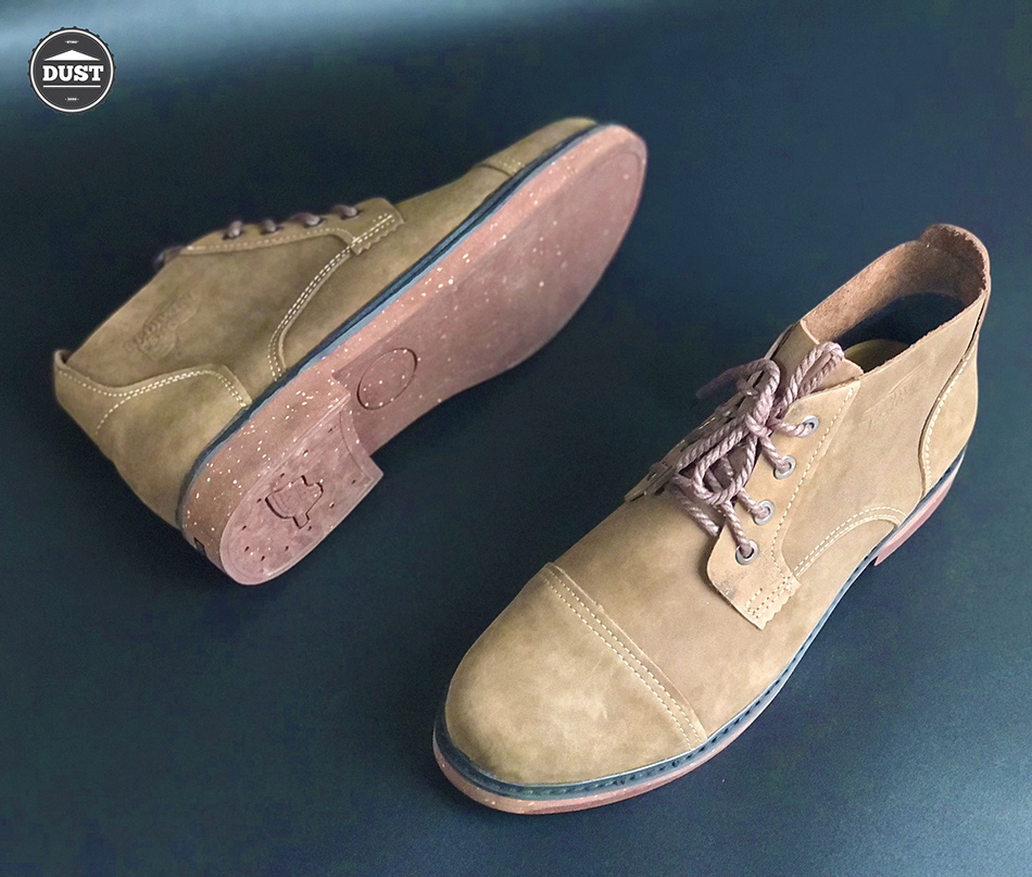 Giày nam da bò sáp ngựa điên caoc ổ redwing desert boots