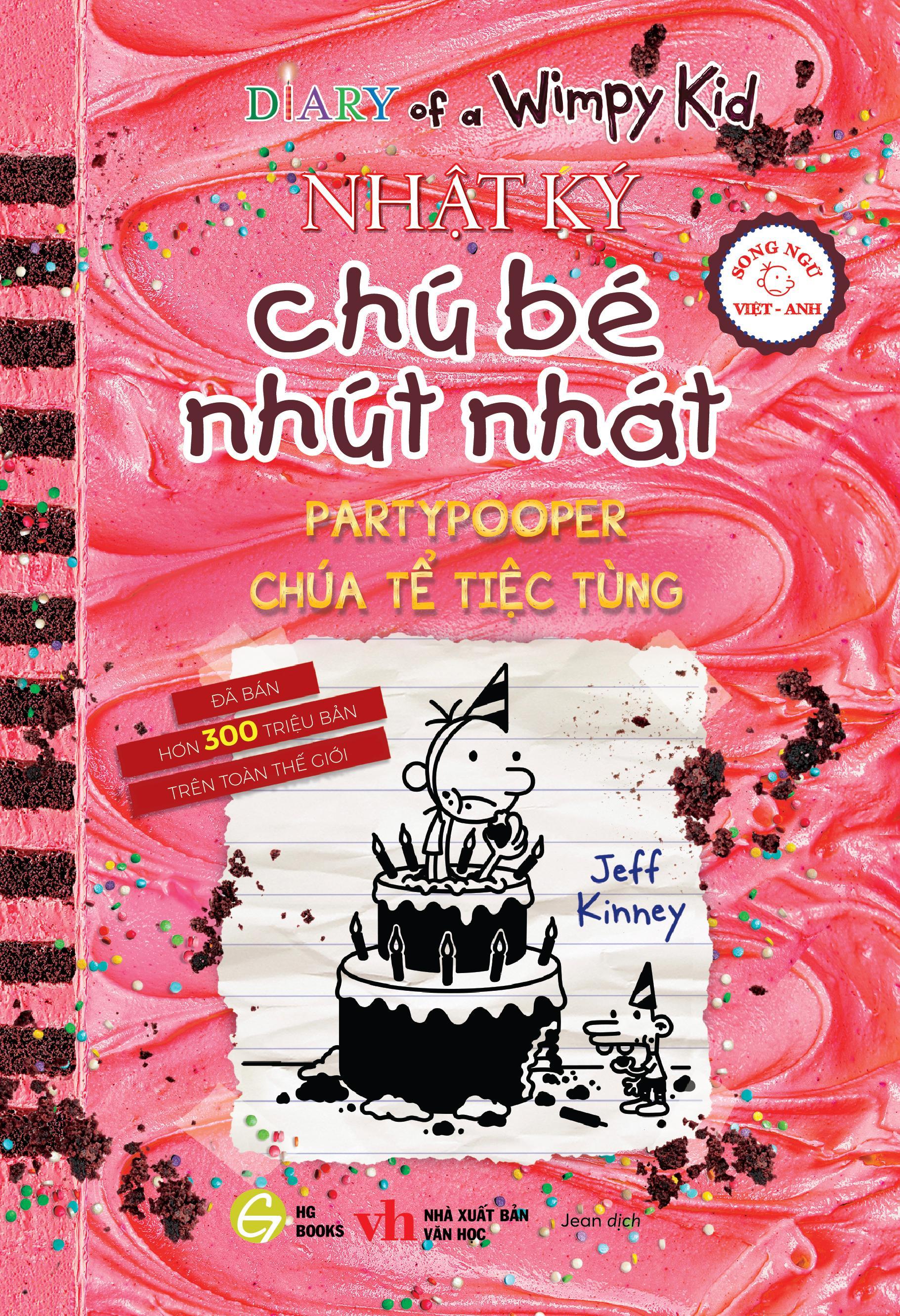 Sách - Diary Of A Wimpy Kid - Nhật Ký Chú Bé Nhút Nhát - Tập 20 - Chúa Tể Tiệc Tùng - Partypooper (Song Ngữ Việt-Anh) - ảnh 4