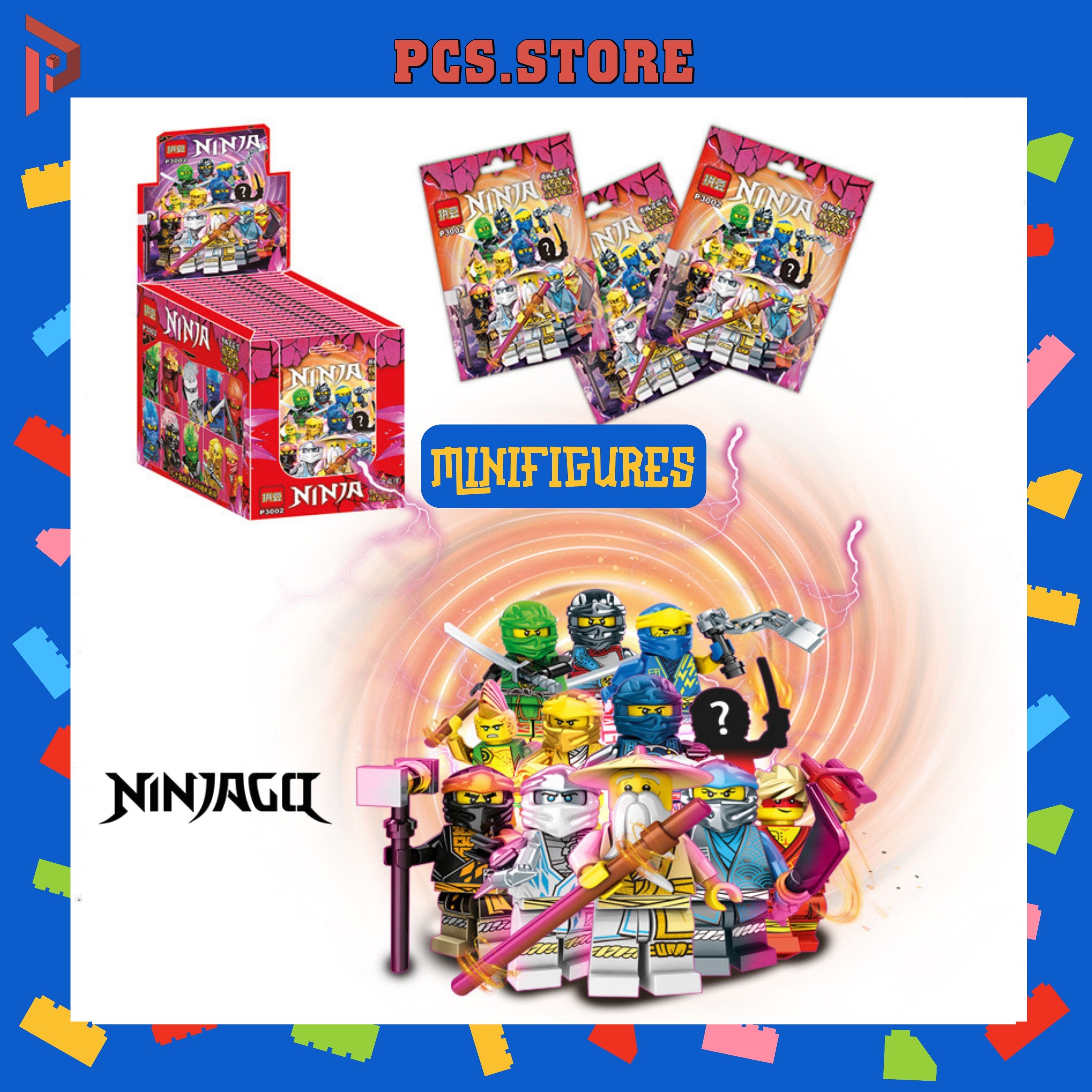 Đồ Chơi Lắp Ráp Minifigures Nhân Vật Bí Ẩn Ninjago - PCS STORE