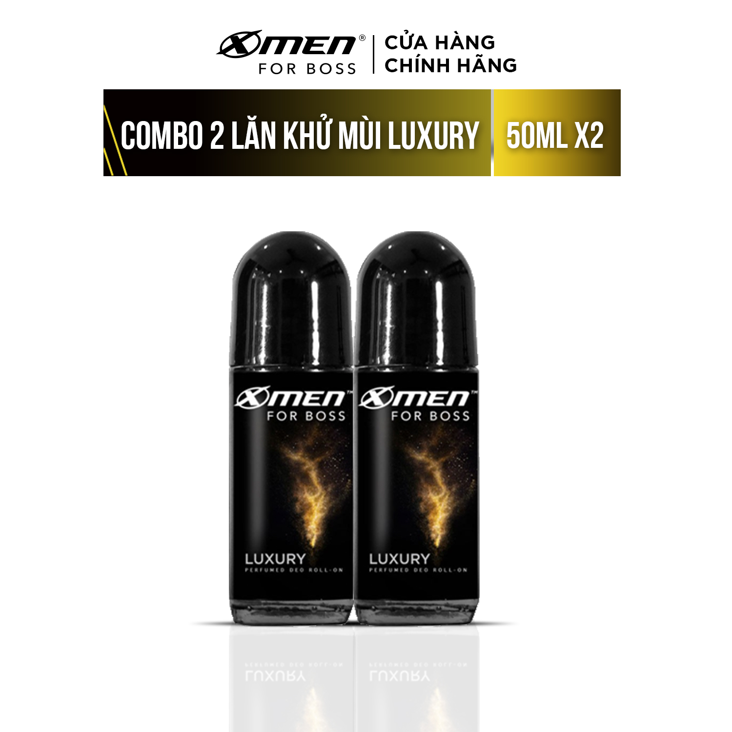 Combo 2 Lăn khử mùi X-Men For Boss 50ml Luxury