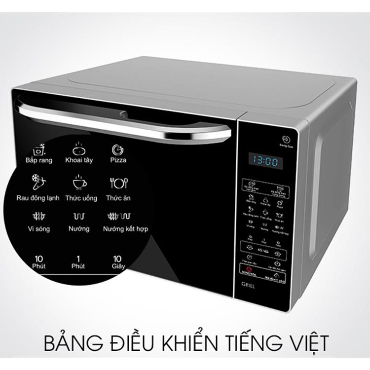 Lò Vi Sóng Điện Tử Có Nướng Sharp R-G574VN-S (25L) - Hàng chính hãng