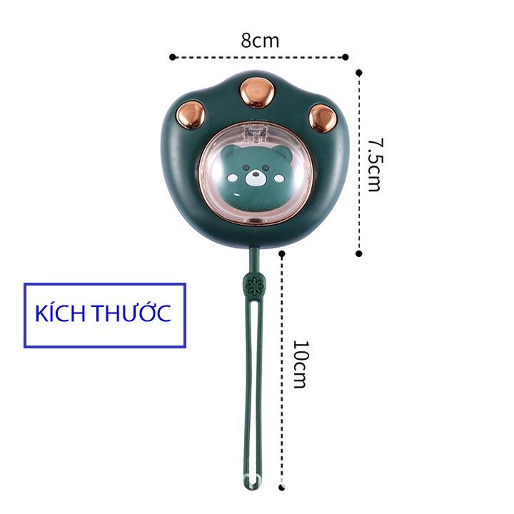 Máy Sưởi Mini Cầm Tay Đa Chức Năng Hình Chân Mèo So Cute - Quạt Sưởi Ấm Mini Thông Minh Nhỏ Gọn Bỏ Túi, Ấm Mọi Nơi