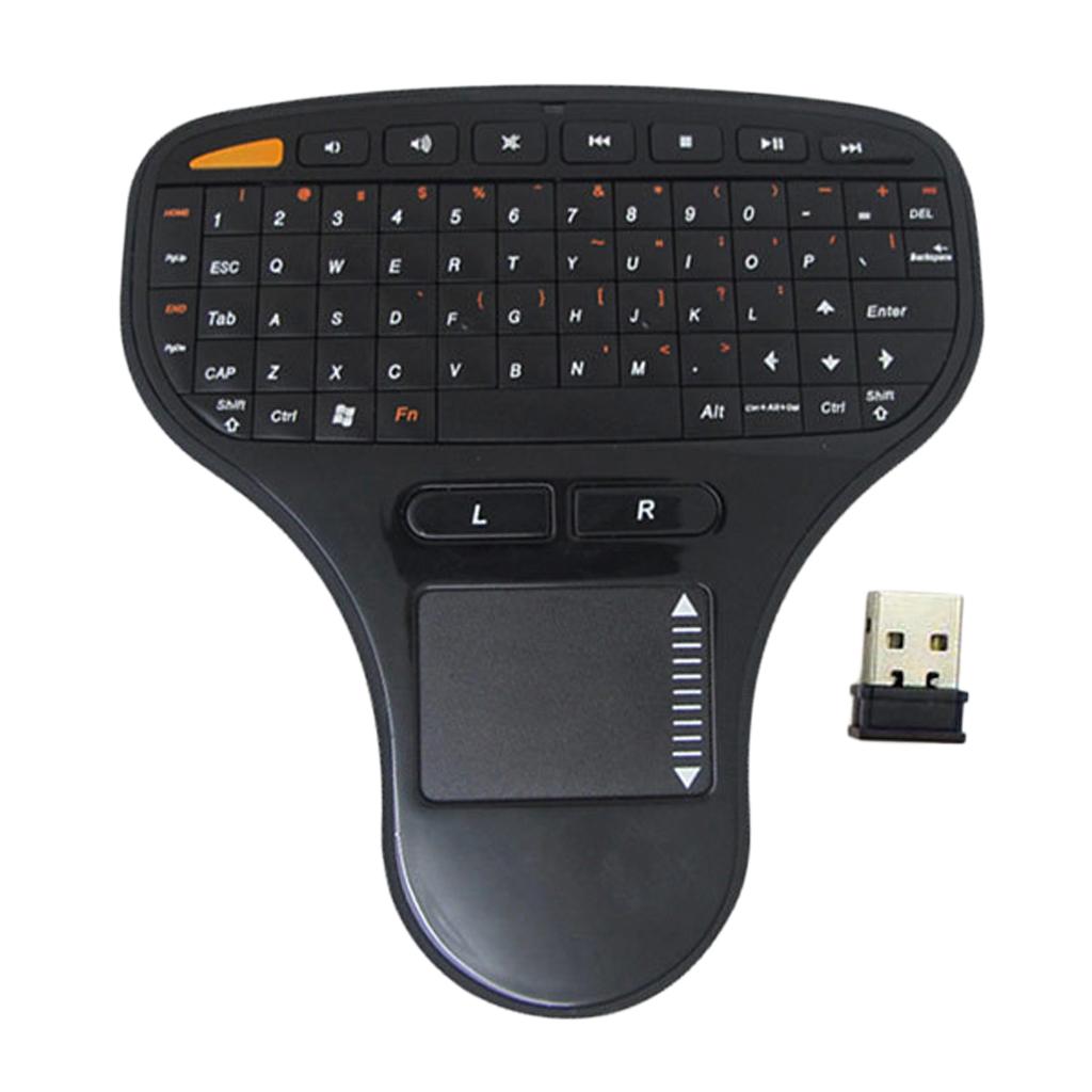 2.4G Mini Wireless Keyboard with Touchpad Remote Control for PC